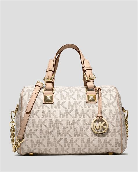 Michael Michael Kors Grayson Medium Signature Logo Satchel